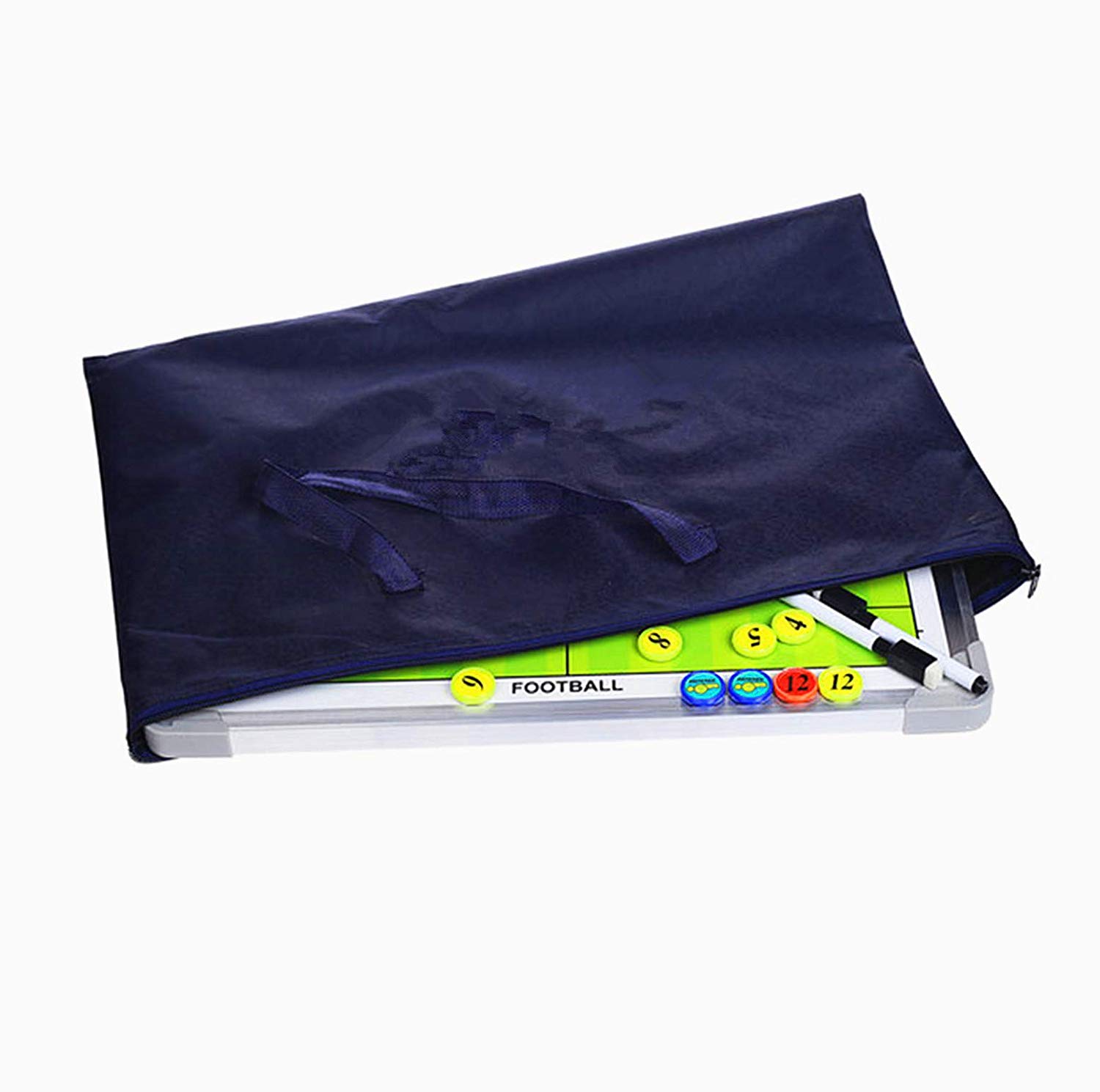 Double magnetic board with bag